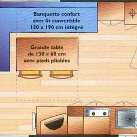 Mobil-home Confortable, Acces Handicape - 4 Pers. - Api-1-52-2023